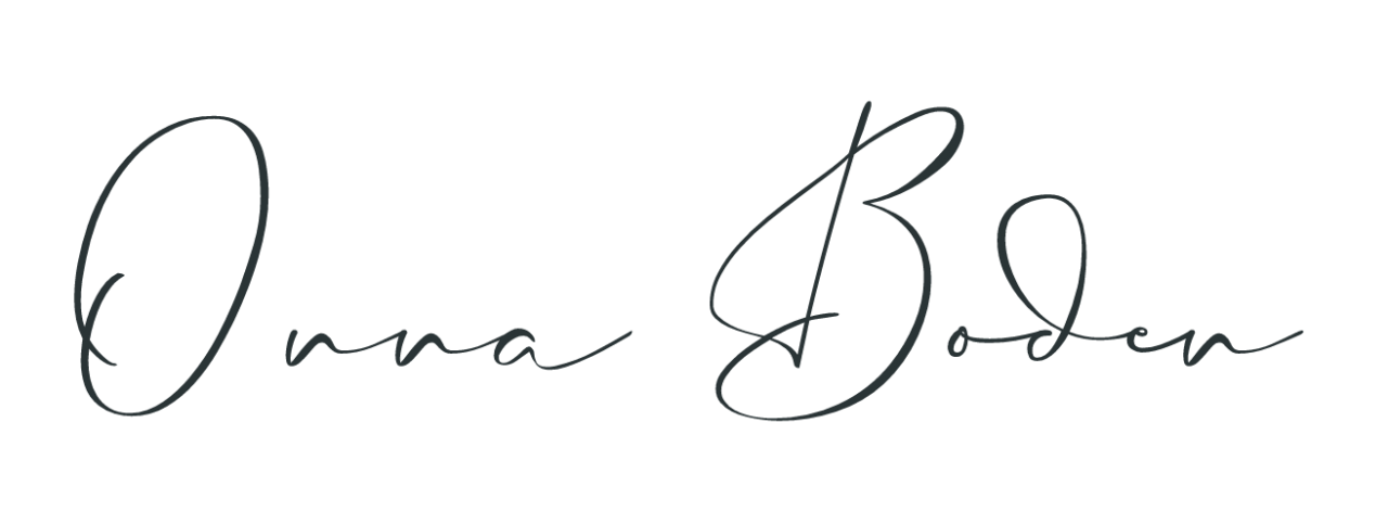 Onna Boden Creative Services secondary logo in Grey | Onna Boden
